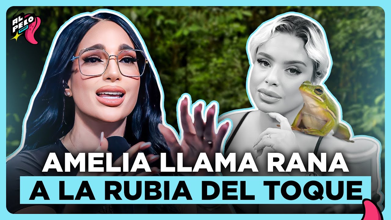 AMELIA ALCANTARA LLAMA RANA A LA RUBIA DEL TOQUE DE QUEDA POR METERSE EN SU PLEITO CON ALOFOKE