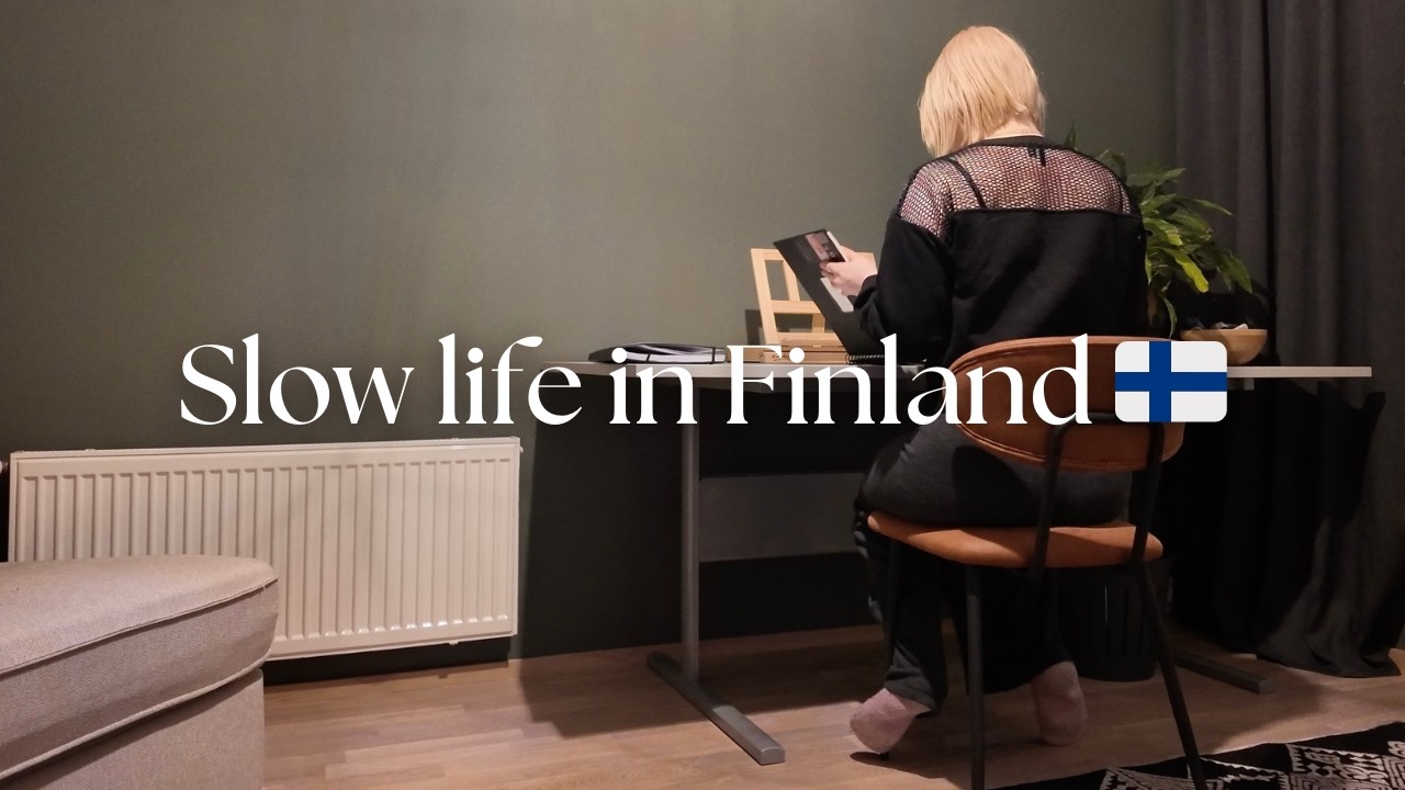 Silent Cozy Vlog 🌿 Cozy Winter Day in Finland 🌿 Working From Home, Homemade Food, Slow Evening