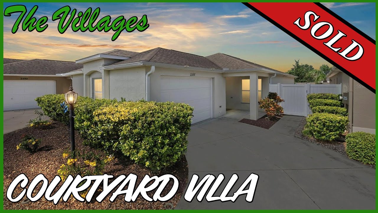 Home Tour of a Modest 1,161SqFt Courtyard Villa in The Villages