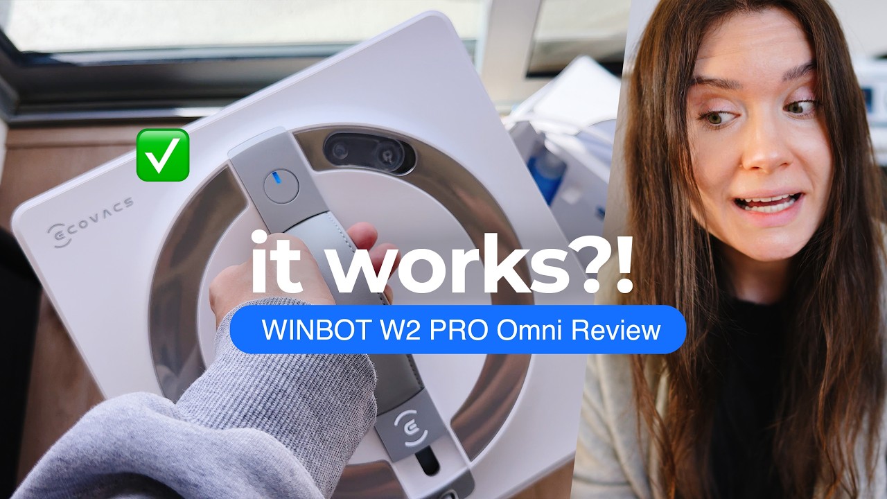 Я позволила роботу помыть мне окна... 👀 Обзор Ecovacs WINBOT W2 PRO Omni
