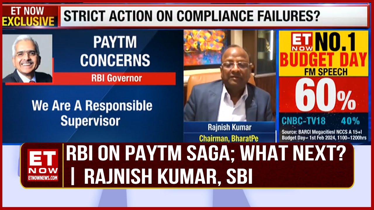 Paytm Stock; What Can Happen Next? 'RBI Takes Appropriate Action,' Rajnish Kumar, SBI