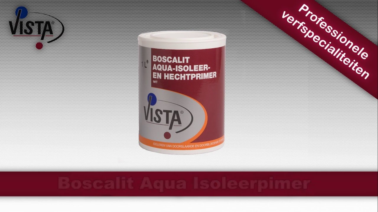Boscalit Aqua Isoleerprimer  - Het behandelen van waterschade