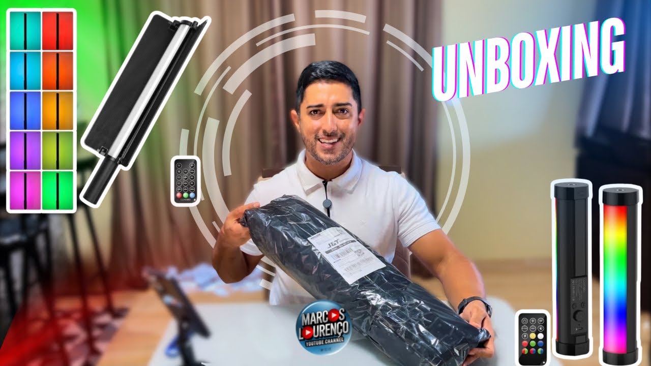 Chegou! Bastão de LED Luxceo P520 e P100 | Unboxing + Detalhes 4k