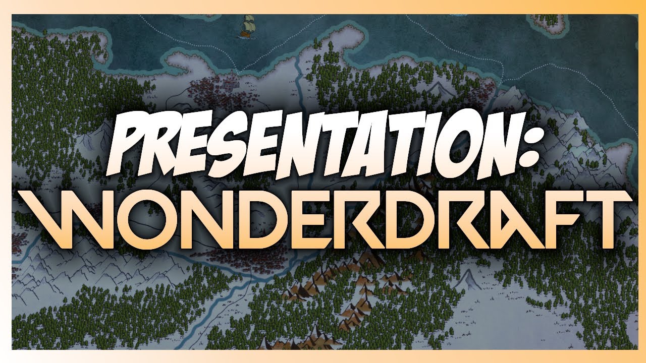 WONDERDRAFT, DESSIN DE CARTES POUR JDR.