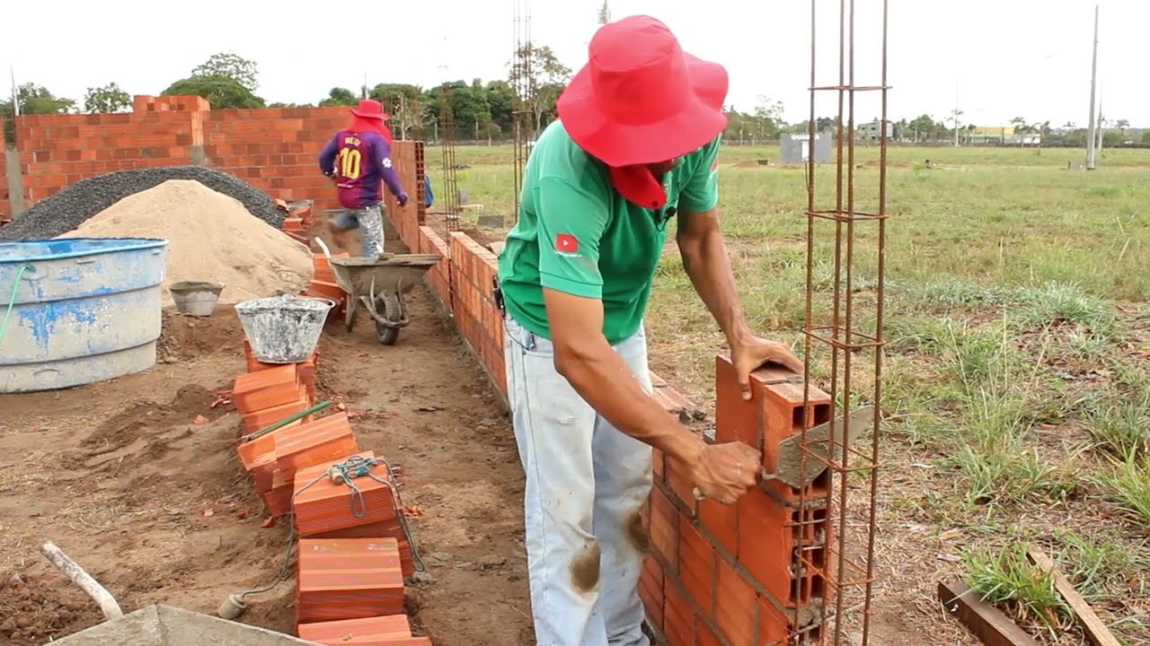 Como fazer prumada de alvenaria de  um jeito simples