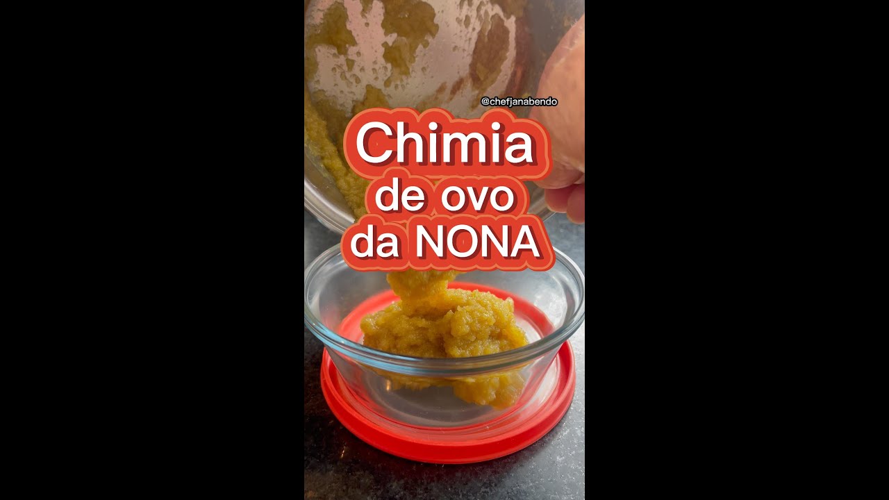 CHIMIA DE OVO DA NONA | Chef Jana Bendo