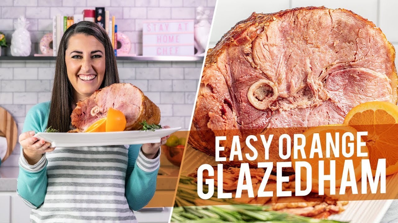 Easy Orange Glazed Ham -- Oven or Slow Cooker!