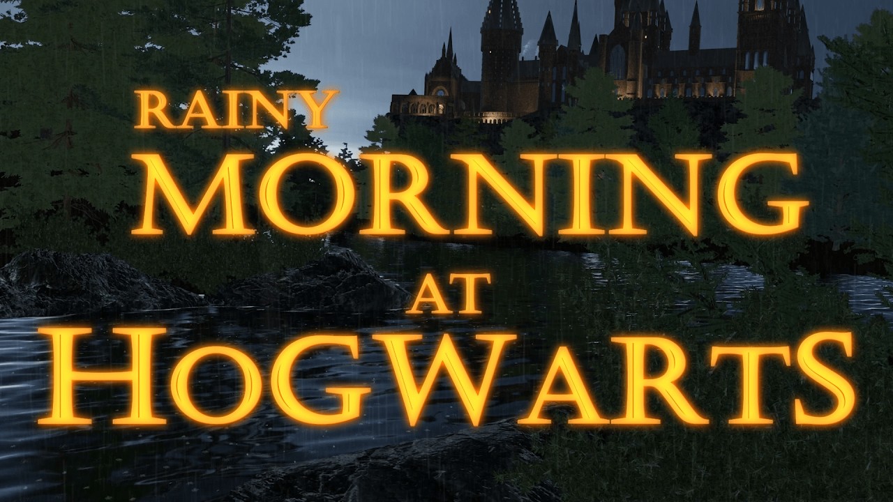 Harry Potter | Rainy Morning at Hogwarts : Ambience & Music