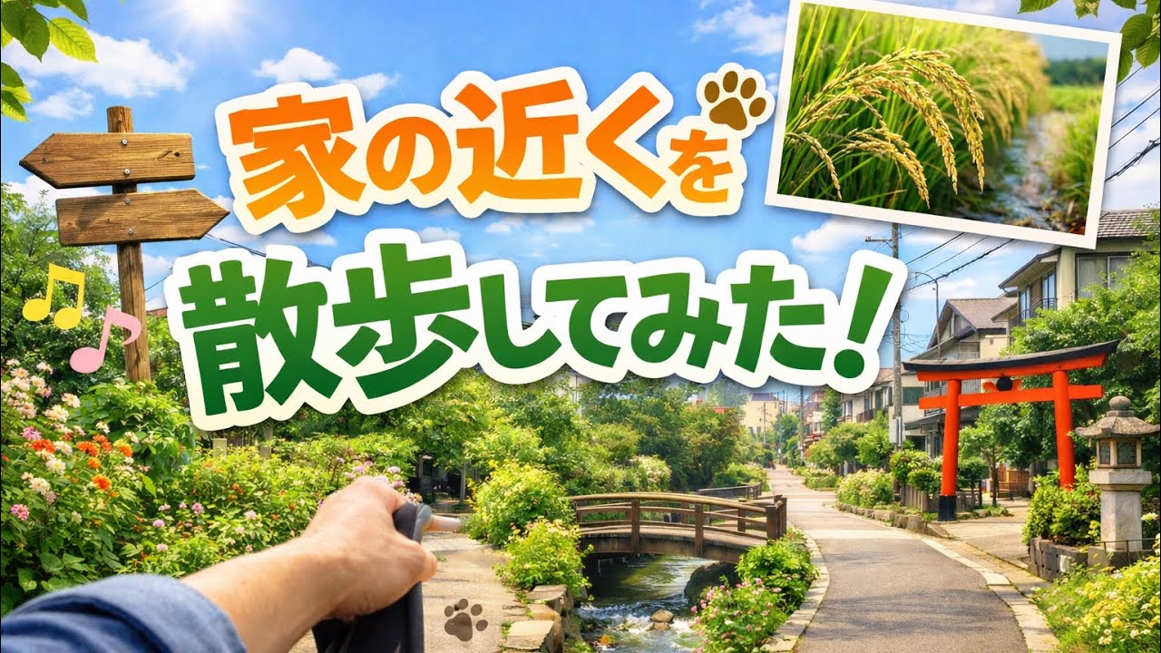 【知的障害を持つ俺の日記そらるんるん】　家の近くを散歩