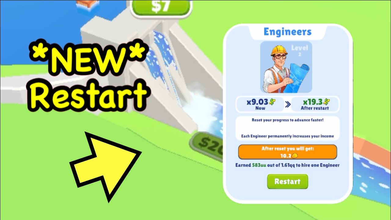 I Unlocked a *NEW* Restart in Idle Water Power