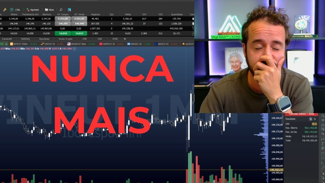 o pior trade de abertura da minha vida..