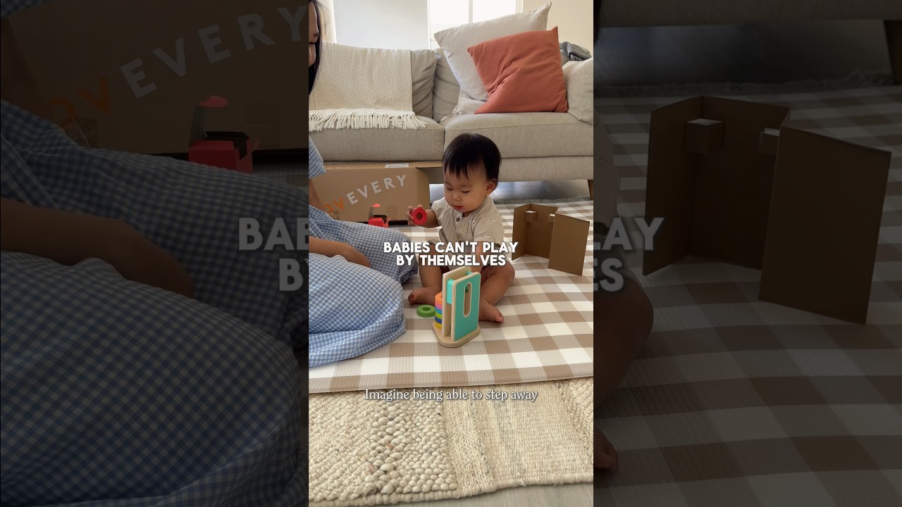 How to encourage babies to play independently