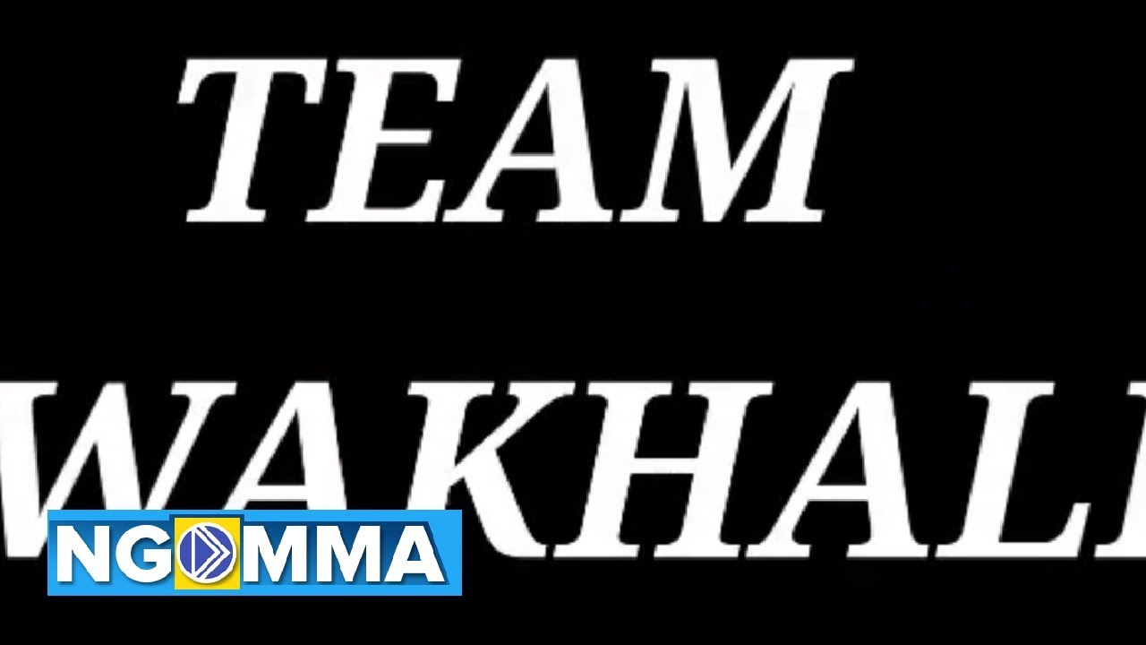 Manzi Wa Ghetto- Team Wakhali  (official lyric video)