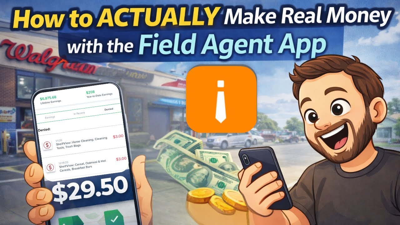 How to ACTUALLY Make Real Money with the Field Agent App