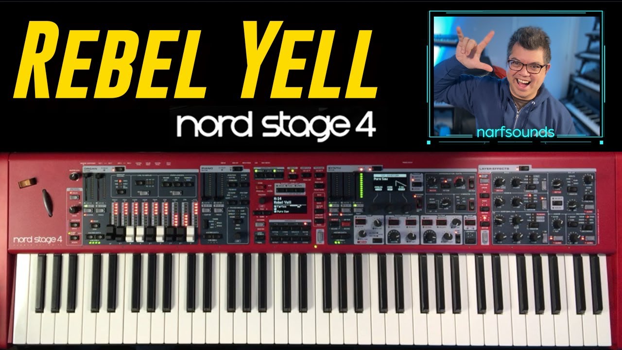 Rebel Yell Billy Idol | Nord Stage 4 | 80s Synth Keyboard Cover Sound Pack