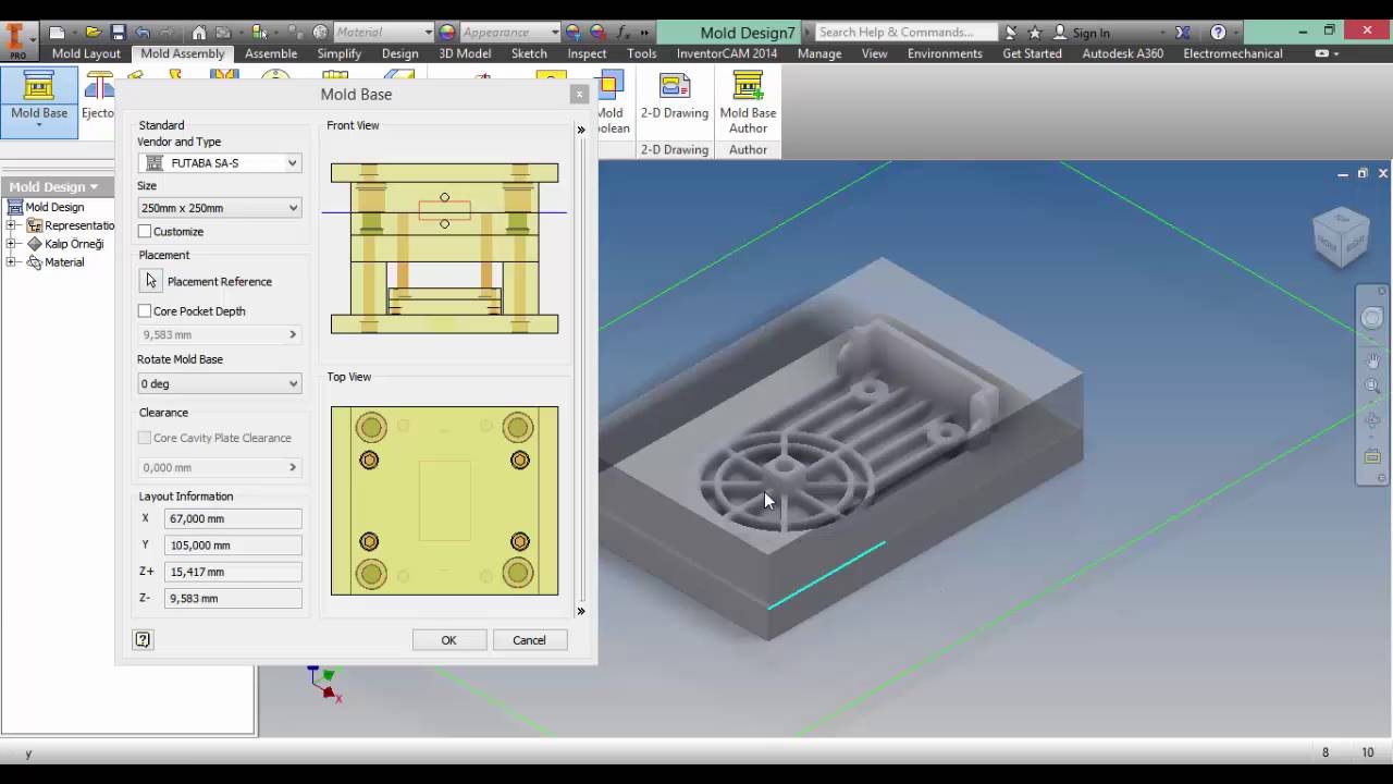 Mold 8 Kalıp Montaj Kalıp Seti Oluşturma Mold Base
