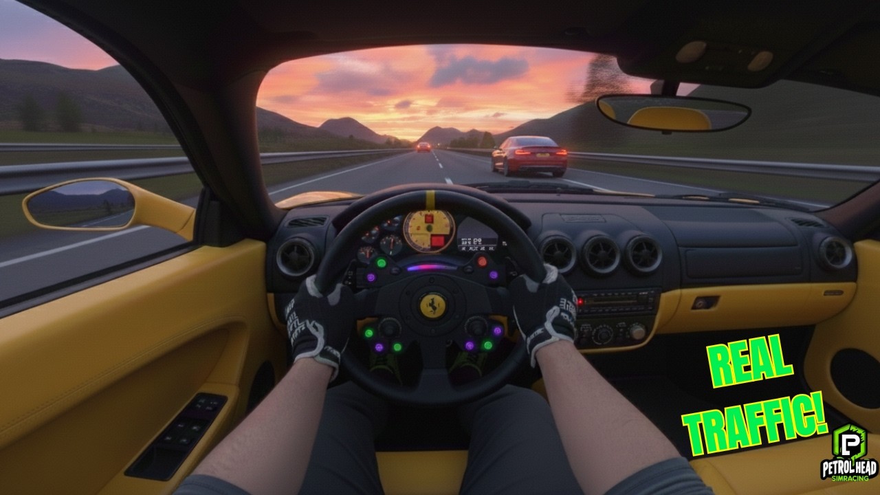 POV👀 Ferrari F430 en Glencoe con Tráfico Real - PT.2! - ¿Sobreviviré?