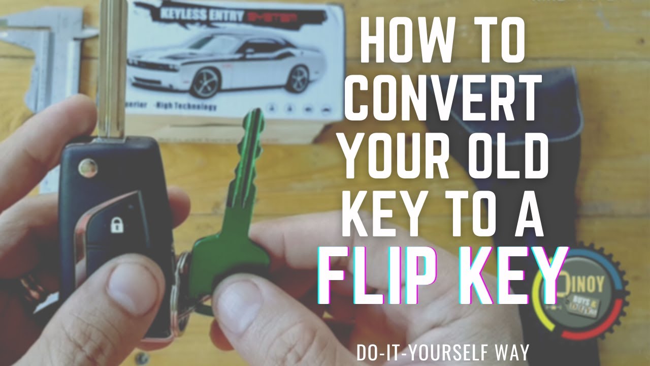 How I replaced my remote flip key from a duplicate - How to convert your old key to a flip key