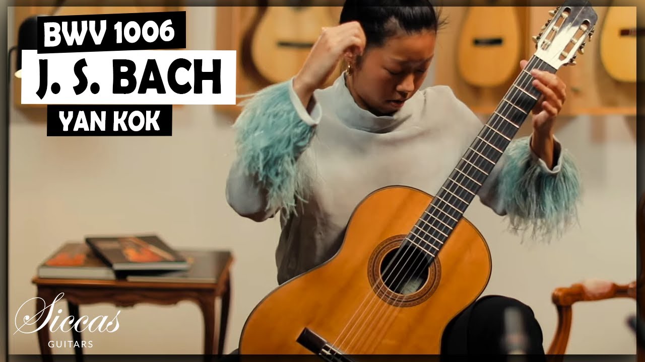Yan Kok plays Johann Sebastian Bach, Gavotte en Rondeau BWV1006 on a 1936 Manuel De La Chica