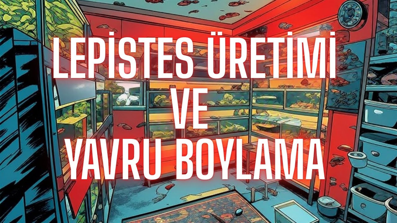 LEPiSTES ÜRETiMi -YAVRULARI YENi YERLERiNE ALIYORUM LEPiSTES BOYLANDIRMA AŞAMALARI