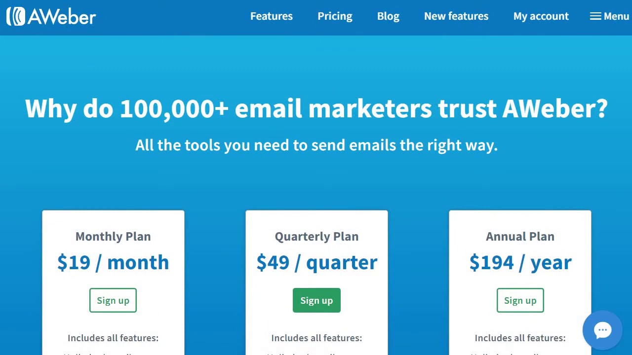 Aweber Free Trial 🆓 Test Aweber For 30 Days