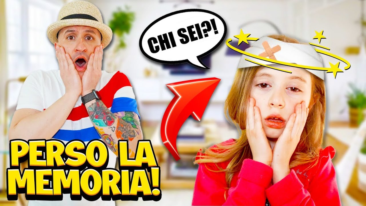 GIORGIA CADE E PERDE LA MEMORIA !   * scherzo finito male  *