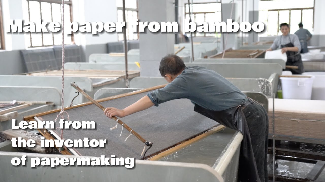 Papermaking originated in China and unveil its making process and tricks