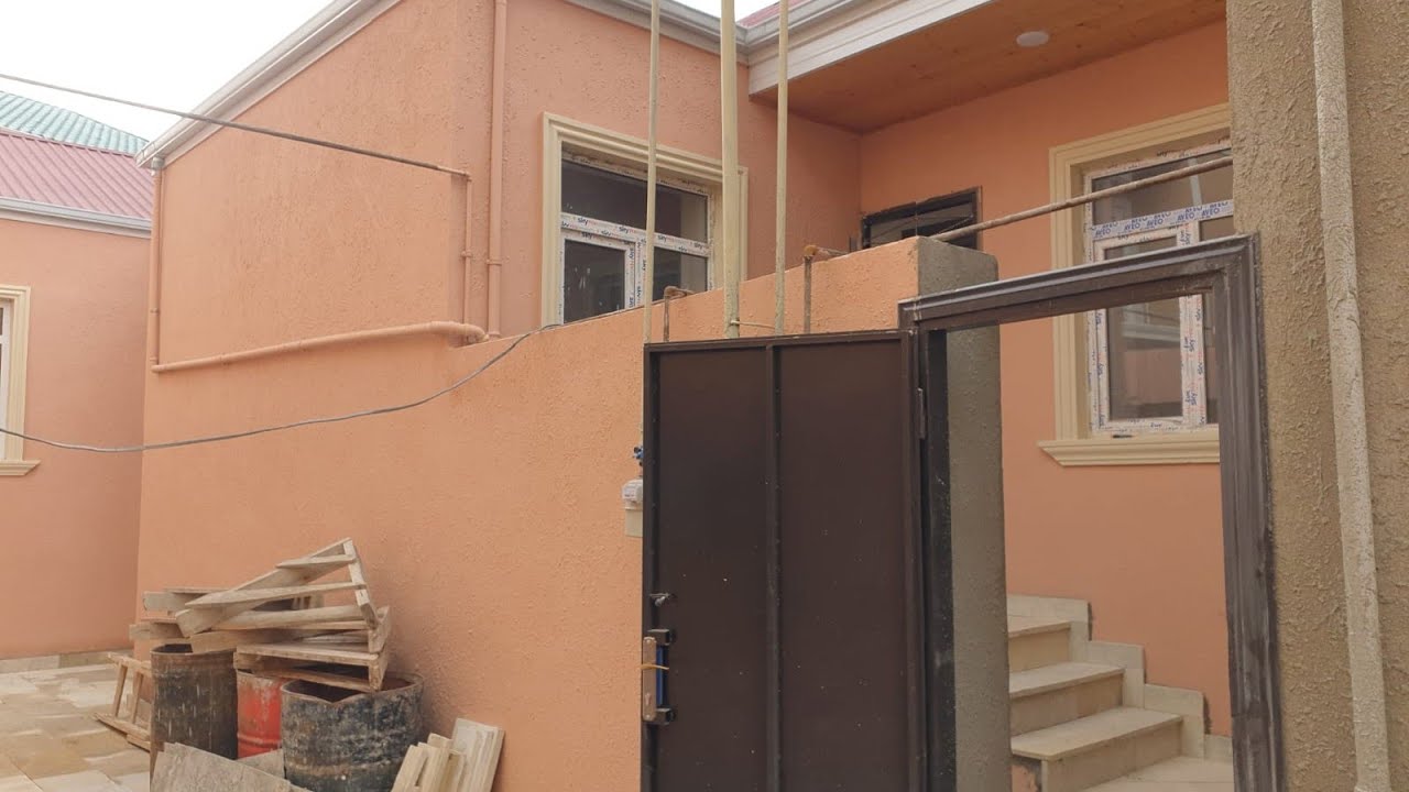 KUPÇALI Ev Axtaranlar!  Cüt Dasla Tikilmis, 2 Otaqli, Kürsülü Heyet Evi Satisda!