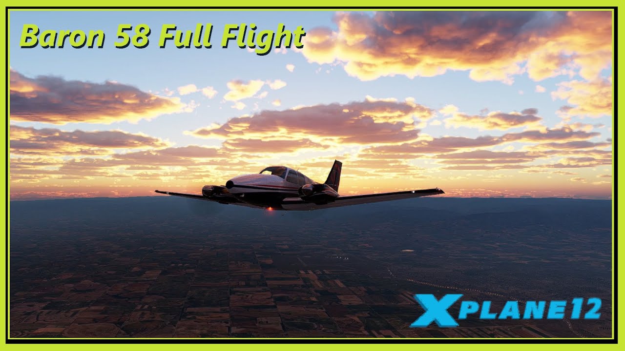 Morning VFR: Baron 58 from Walla Walla to Yakima | XP12 Live Traffic & ATC Immersion Challenge!
