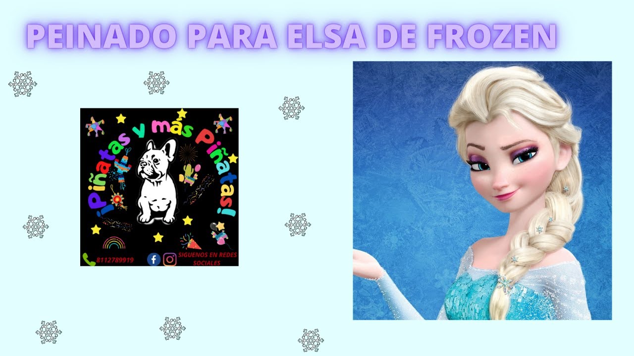 Peinado sencillo y rápido para Elsa de Frozen