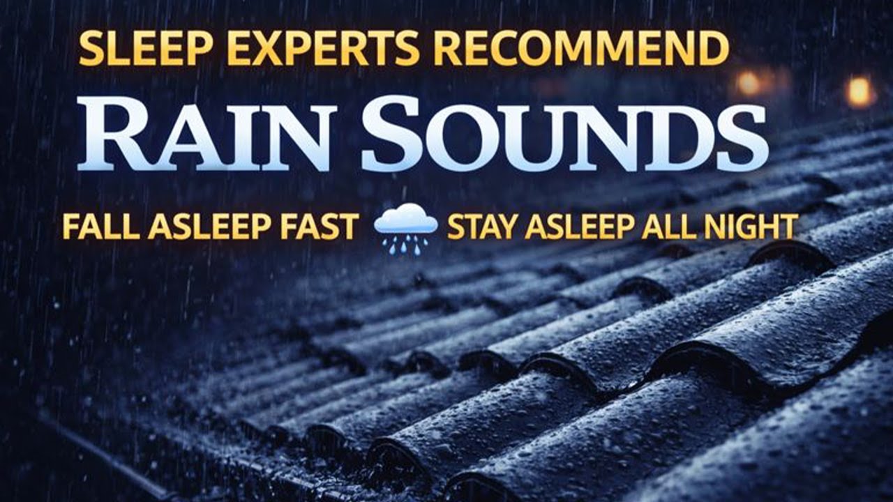 Sleep Experts Recommend Rain Sounds 🌧️ Fall Asleep Fast, Stay Asleep All Night