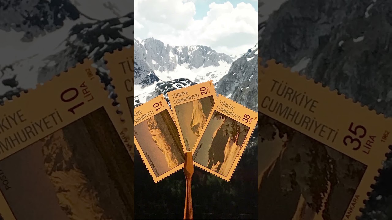 1982 PTT Anadolu Dağları Pul Serisi #PTTPulları