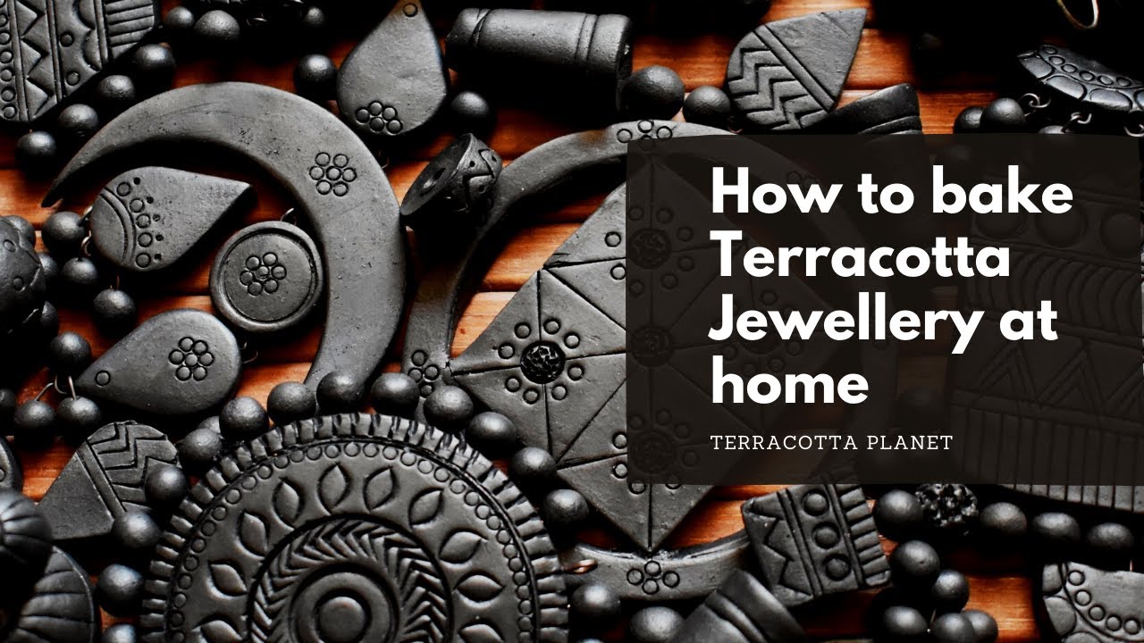 How to bake terracotta jewellery at home |  Stovetop kiln firing