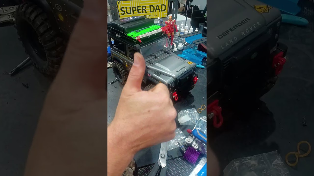 RC Car Modification MN99s big wheel. #mn99s #mn90 #mn99