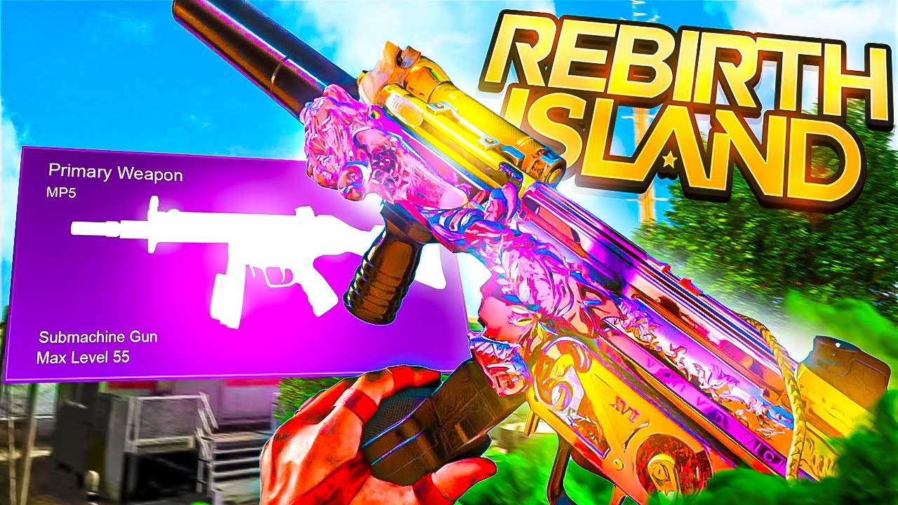 the FASTEST MP5 CLASS SETUP on REBIRTH ISLAND🔥! (Cold War Warzone)