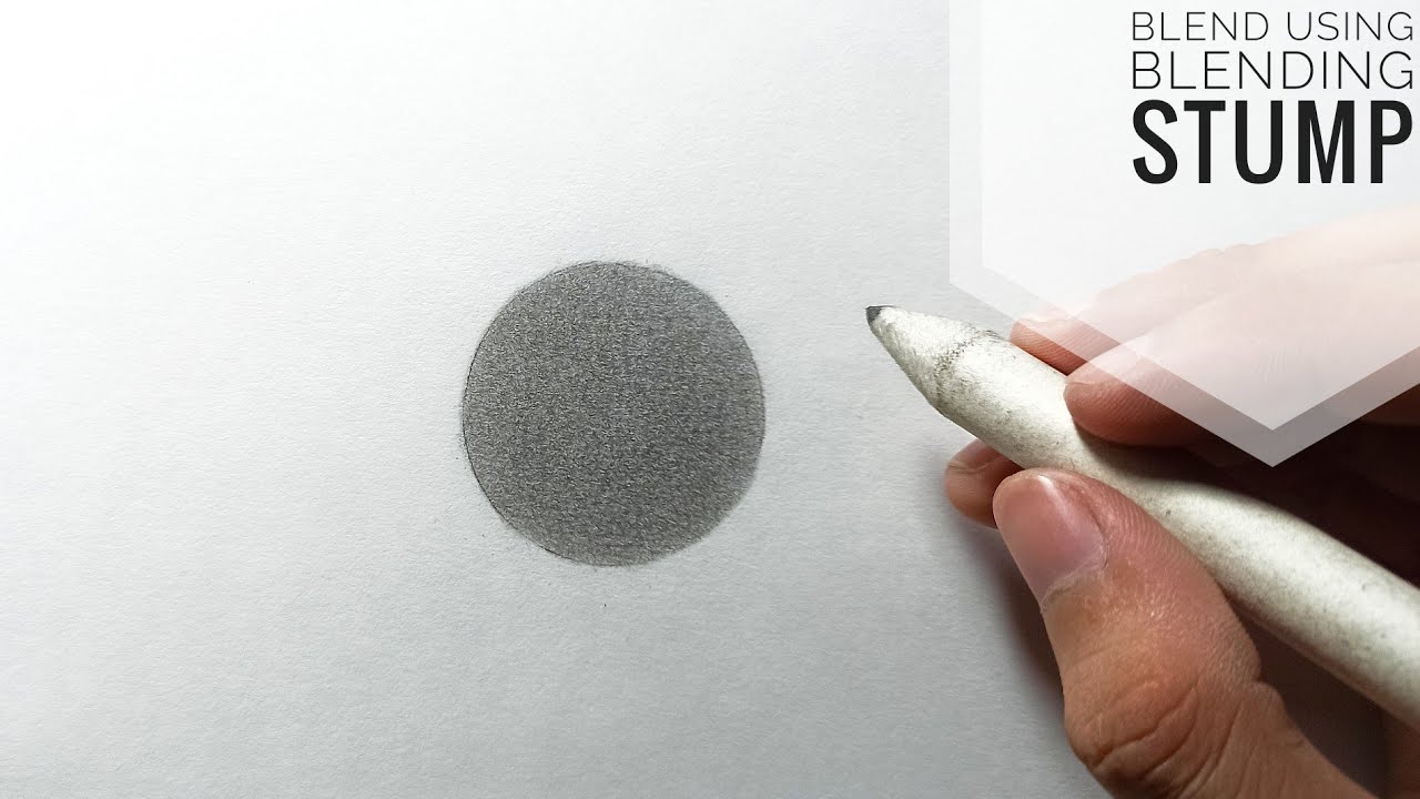 How to Blend Graphite pencil (Blending Stump) | PaulArTv