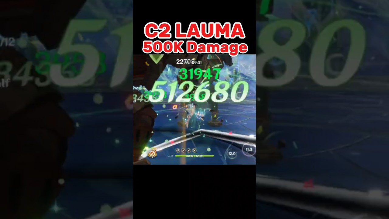 Lauma C2 has just powercrept C6 Nahida #genshinimpact #genshin #genshinmemes