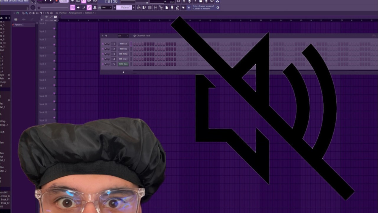 Making a beat except I can't hear it