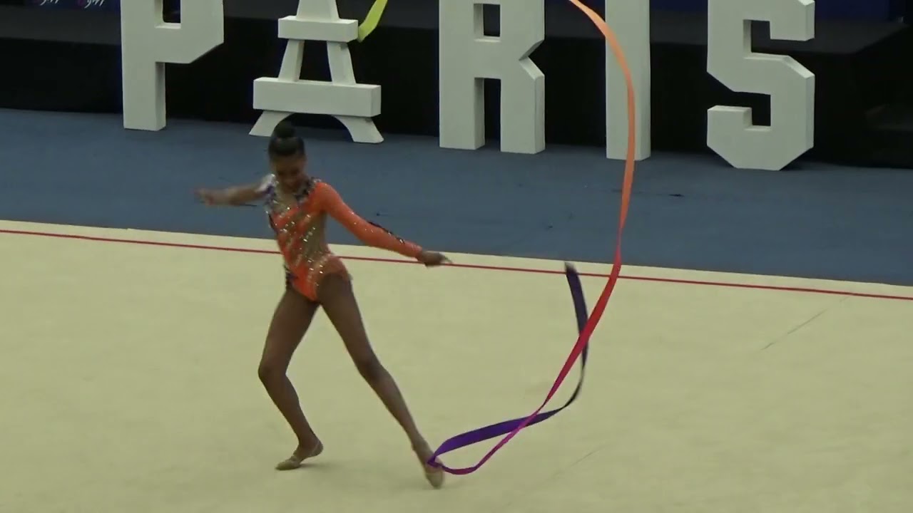 Keylia PEIGNE ruban - 2025 Championnats de France Juniors 13ans