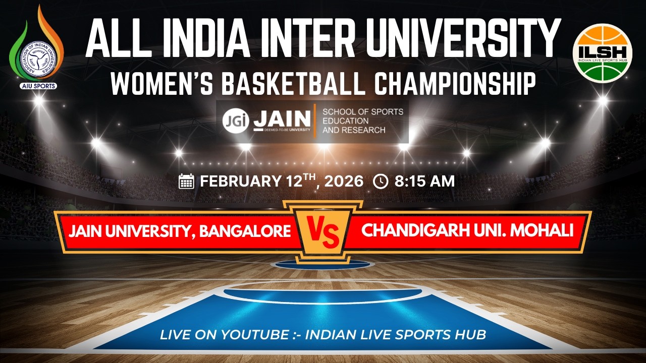 ПРЯМОЙ ЭФИР 🔴 || JAIN UNI. БАНГАЛОР ПРОТИВ CHANDIGARH UNI. МОХАЛИ || ЖЕНСКИЙ ЧЕМПИОНАТ ПО БАСКЕТБ...