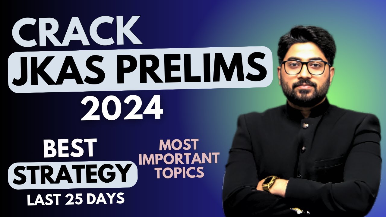 BEST STRATEGY TO QUALIFY JKAS PRELIMS 2024 | EXPERT GUIDANCE BY DINESH CHOUDHARY #jkasprelims #jkas
