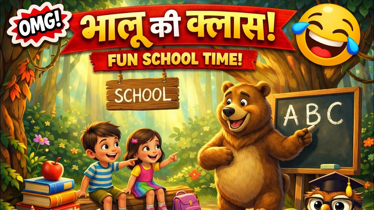 Bhalu Ne Machaya Dhamal 🐻😂 | Funny Kids Song | Khel Pitara