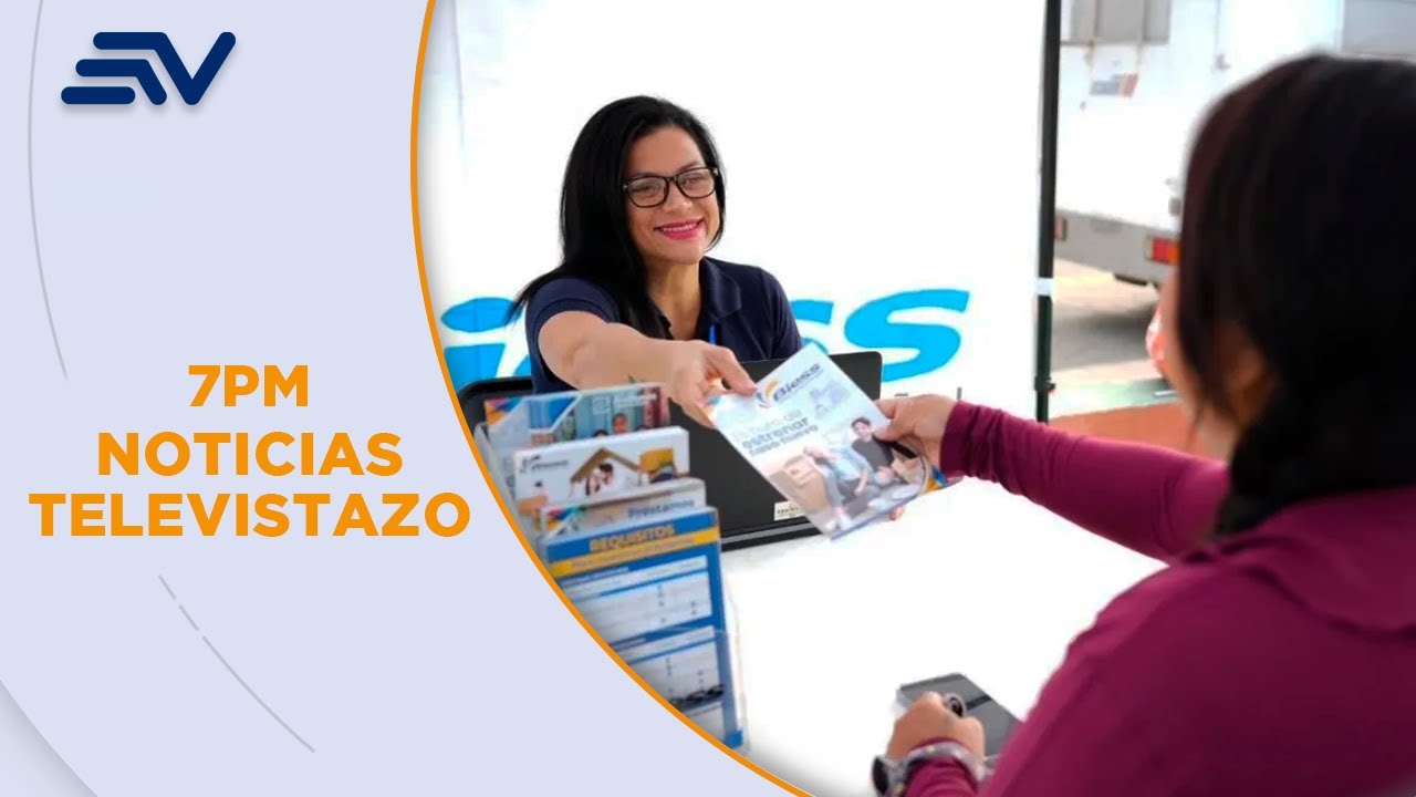 El presidente Noboa anunció baja de tasas hipotecarias del BIESS | Televistazo | Ecuavisa