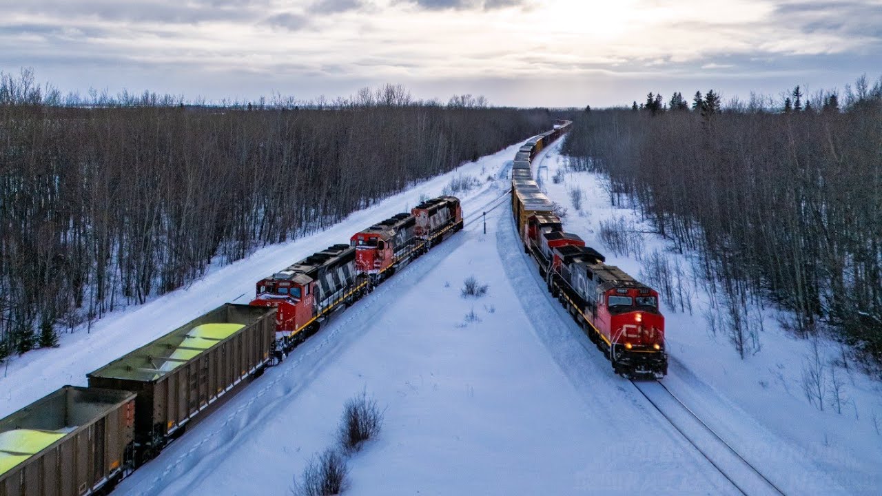 Spotting, Chasing, Meets, and Moose on the CN Coronado and Lac La Biche Subdivision!