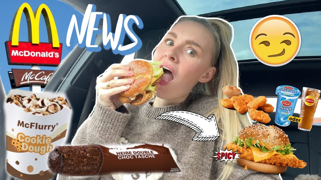 SO LECKER! 😋 MC DONALDS hat wieder FOOD NEWS! Geheimes Menü, Cookie Dough Eis, Schokotasche