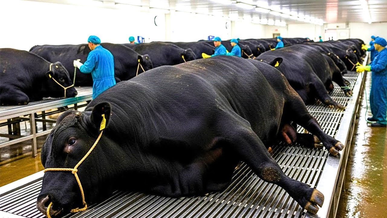 PROCESO DE PRODUCCIÓN DE LA CARNE WAGYU EN LAS FÁBRICAS MODERNAS 🐂 | De la granja a la mesa