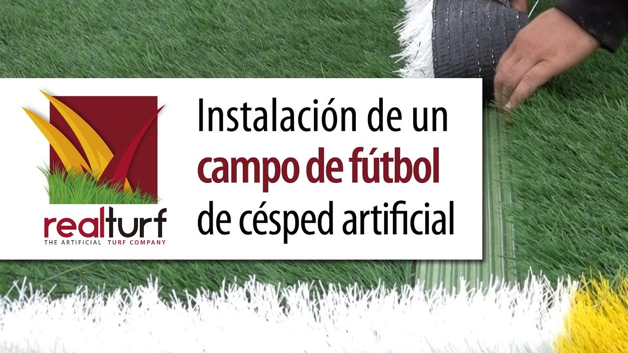 Instalación del campo de fútbol de césped artificial en Beniel (Murcia)- Realturf