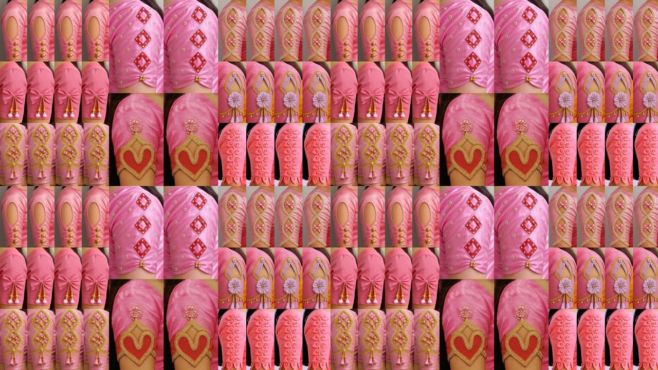 💓blouse design/pink colour blouse design/pink colour saree combination blouse/blouse ka design