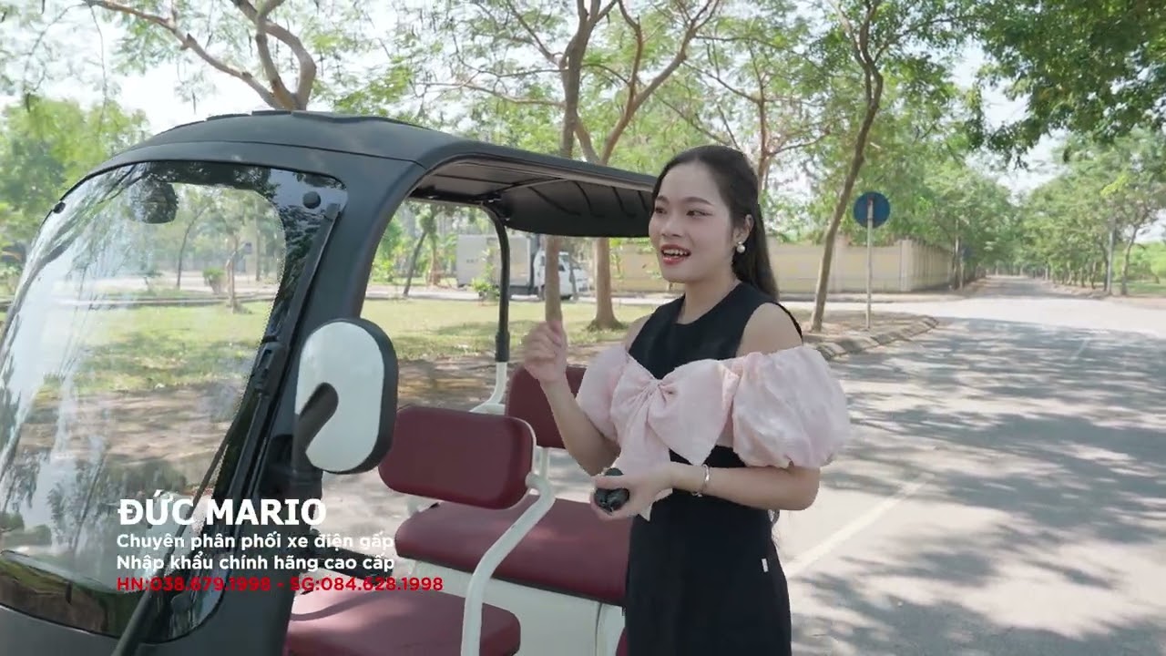 M1 PRO chiếc xe điện 3 bánh có mái che dưới 30 triệu đáng mua nhất của nhà máy santong