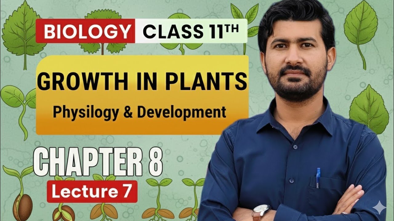 Growth in Plants & Types of Meristems| Class 11 biology chapter 8 by irtisam's biology 